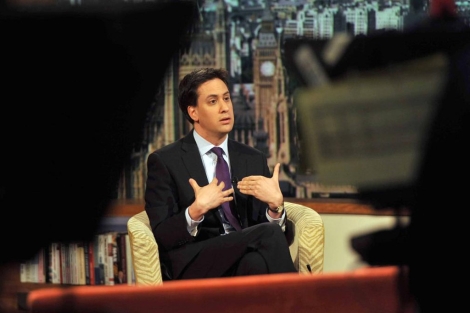 El lder laborista britnico Ed Miliband, durante el programa de la BBC1. | Reuters
