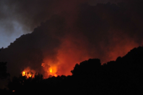 Las llamas ya han quemado 30 hectreas de bosque | Alberto Vera