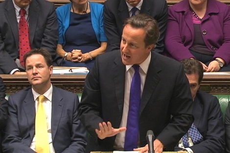 David Cameron habla en el Parlamento britnico. | Reuters