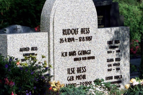 Imagen de archivo de la tumba de Rudolf Hess en Wunsiedel.1 AFP