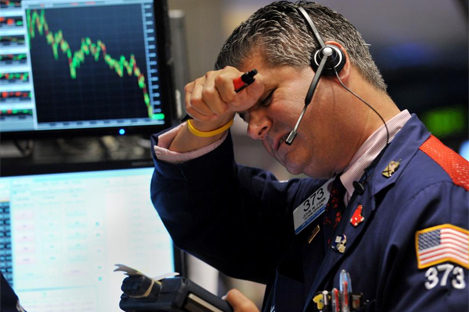 Inquietud en Nueva York ante el desplome de la Bolsa | AFP