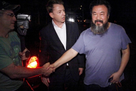 El disidente chino Ai Weiwei tras ser liberado por el rgimen. | EL MUNDO