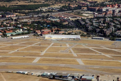 Imagen del aerdromo de Cuatro Vientos (AFP)