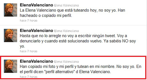 Twitter de Elena Valenciano