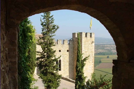La fortaleza de Montsons, en la Noguera. | Castells de Lleida, SL.