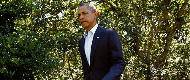 Obama, este lunes en Martha's Vineyard. | Reuters