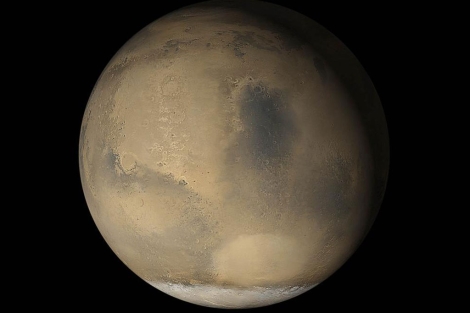El planeta Marte captado por una sonda orbital.|NASA