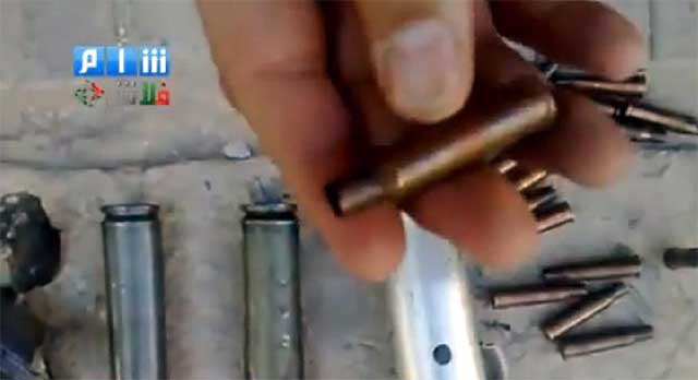 Supuestas balas usadas por las fuerzas del régimen en Homs. | Efe
