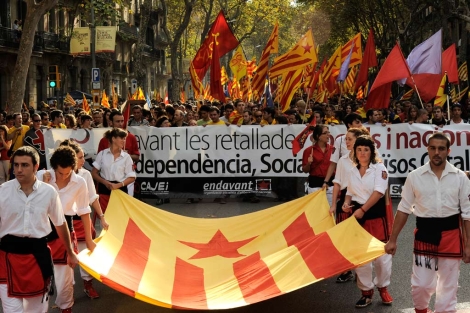 Unas 9.000 personas marcharon por el corazn de Barcelona en 2010. | Santi Cogolludo