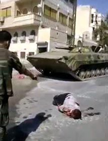 Civil muerto en Homs. | Afp