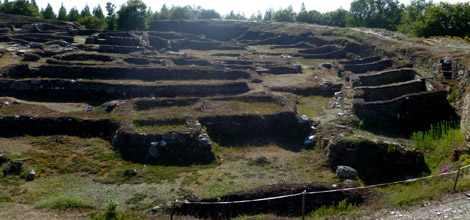 Viladonga fue 'desenterrado' del interior de una colina. | S. P.