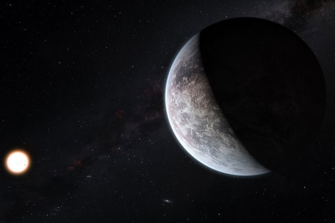 Recreacin de uno de los nuevos planetas hallados. | ESO