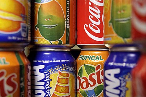 Latas de refrescos que se vern afectados por la 'tasa soda' del Gobierno francs | Afp