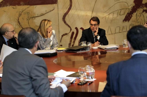 Reunin del gobierno cataln, este mismo martes. | Antonio Moreno