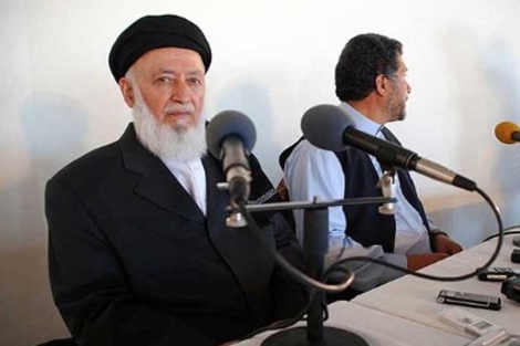 Burhanuddin Rabbani, en Kabul el pasado junio. | M. Bernabé