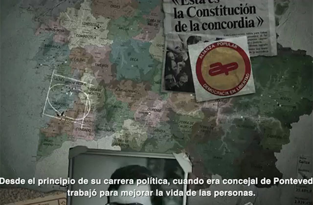 Fotograma del vdeo de Youtube de Mariano Rajoy, ya suprimido por el usuario.