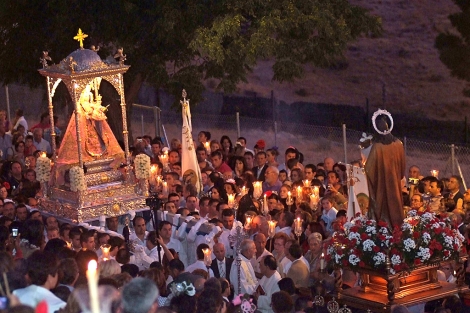 Encuentro de la Virgen de Cuadros con San Jos en las fiestas de Bedmar, Jan. | M. Cuevas