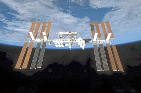 La Estacin Espacial Internacional, en rbita a 350 kilmetros de la Tierra. | ESA