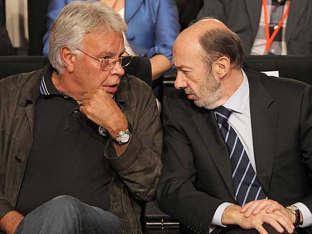 Felipe Gonzlez y Rubalcaba, en la Conferencia Poltica. | Alberto Di Lolli
