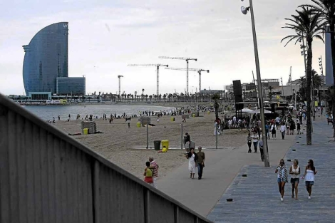 La playa de la Barceloneta forma parte de la Barcelona Olmpica. | Quique Garca