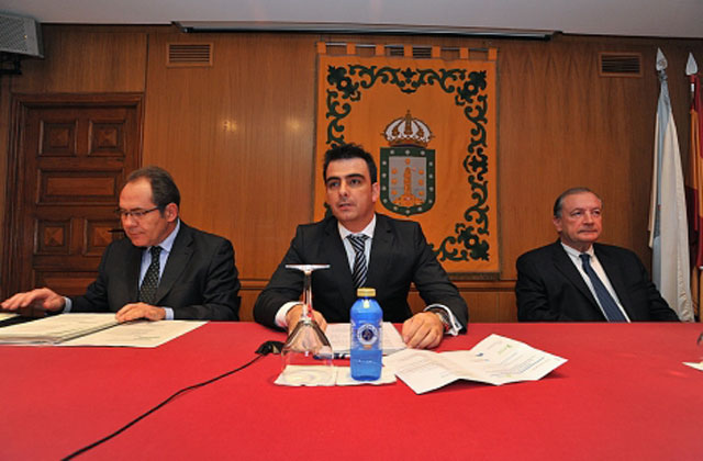 Diego Calvo, presidente de la Diputación de A Coruña, en la apertura del simposio. | D.A.C.