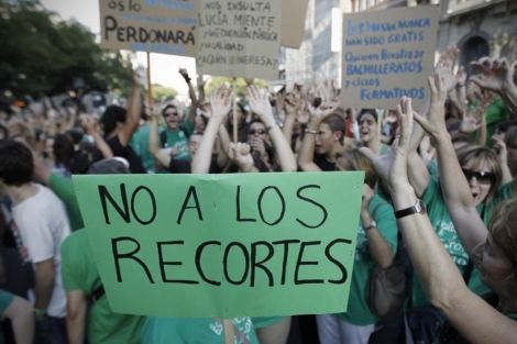Imagen de una de las protestas celebradas por el colectivo en Madrid. | A. di Lolli
