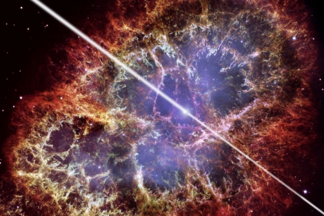 Nebulosa del Cangrejo, captada por el telescopio Hubble.|NASA