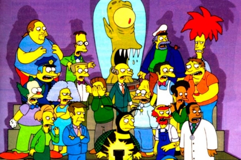 Fotograma con algunos de los personajes de 'Los Simpsons'.