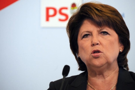 La candidata socialista para luchar por el Eliseo, Martine Aubry. | Afp