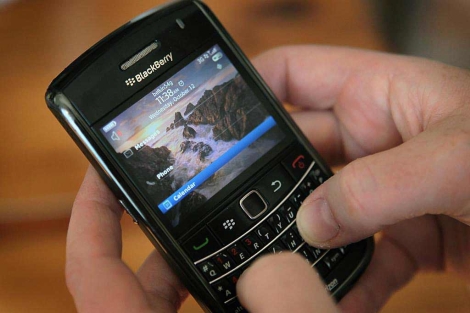 Dispositivo BlackBerry. | AP