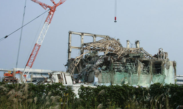 Estado actual del reactor 3 de la central de Fukushima. | Reuters