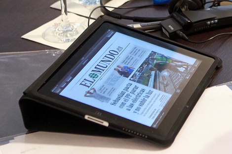 Un iPad, la tableta electrnica ms vendida del mercado. | EL MUNDO