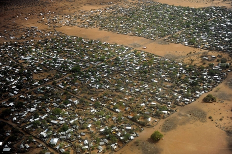 El campo de Dadab, donde fueron secuestradas las cooperantes espaolas. | Afp