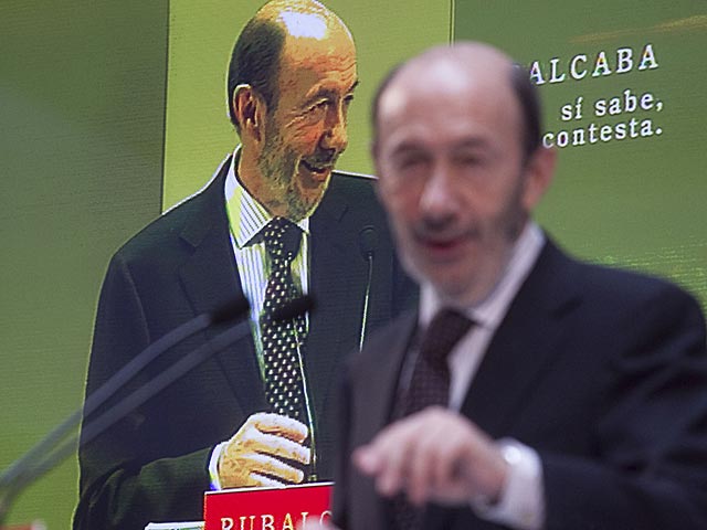 El candidato del PSOE, Alfredo Prez Rubalcaba. | Begoa Rivas