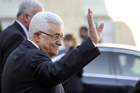 El presidente palestino, Abu Mazen, la semana pasada en Pars. | AFP