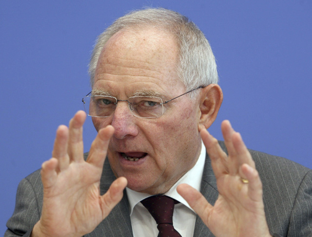 El ministro de Finanzas alemn, Wolfgang Schuble. | Efe