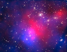 Distribución de materia oscura en el cúmulo Abell2744 | NASA,ESA, J. Merten (ITA, AOB) y D. Coe (STScI).