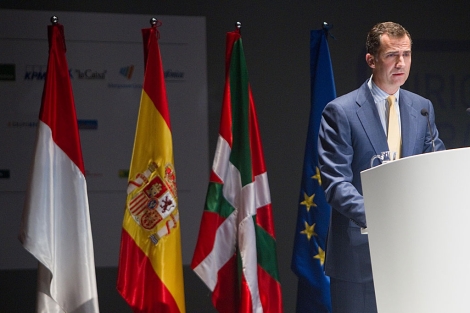Intervencin de Don felipe en el congreso de directivos celebrado en Bilbao. | Mitxi