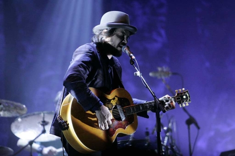 Jeff Tweedy, lder de Wilco, durante el concierto ofrecido en Vigo. | Foto: Rosa Gonzlez