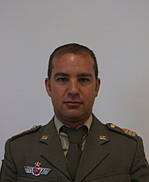 El sargento fallecido, Joaquín Moya.