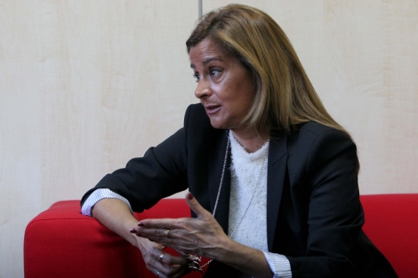 La candidata del PSOE por Pontevedra, Carmela Silva. | Rosa Gonzlez