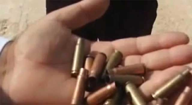 Supuestas balas usadas por el rgimen de Asad, publicadas por Sham News.| Efe
