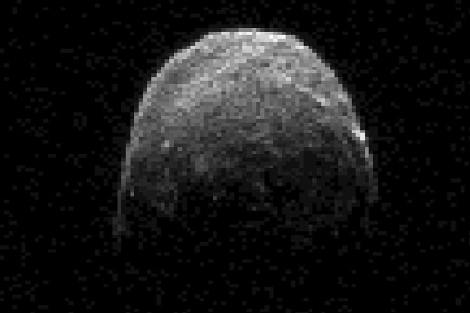 El asteroide '2005 YU55', que ha pasado cerca de La Tierra. | Efe