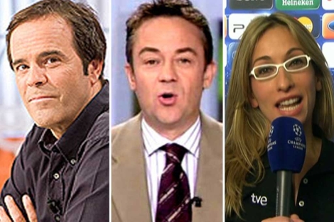 Paco Grande, Sergio Sauca y Silvia Barba | TVE