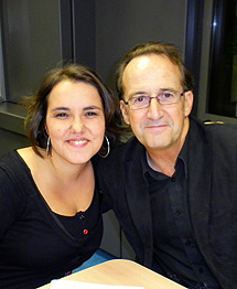Leticia Snchez y Alfonso Domingo, finalista y ganador del 'Ateneo de Sevilla'.