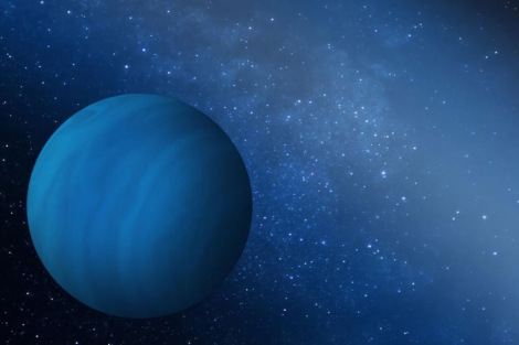 Recreacin del quinto planeta gigante del Sistema Solar. |Southwest Research Institute