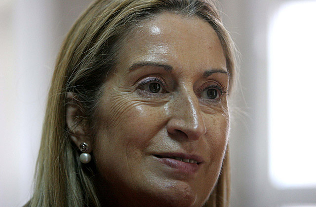 La ex ministra de Sanidad y candidata al Congreso, Ana Pastor. | Reportaje grfico: Rosa Gonzlez.