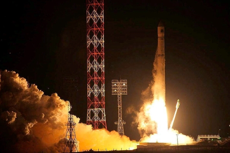 La Agencia espacial rusa que transporta la estacin interplanetaria rusa Fobos-Grunt. | Efe