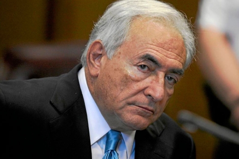 Strauss-Kahn, en julio, durante su comparecencia judicial en Nueva York.| Ap