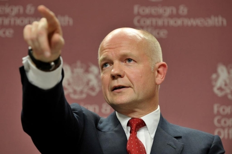 El ministro de Exteriores del Reino Unido, William Hague. | Afp